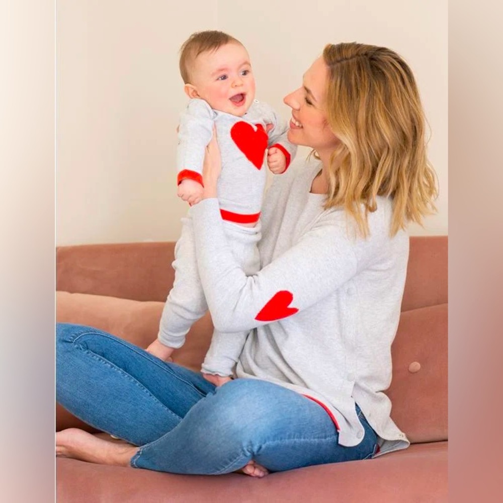 Seraphine Maternity | Cotton Sweetheart Mama & Mini Matching Sweaters